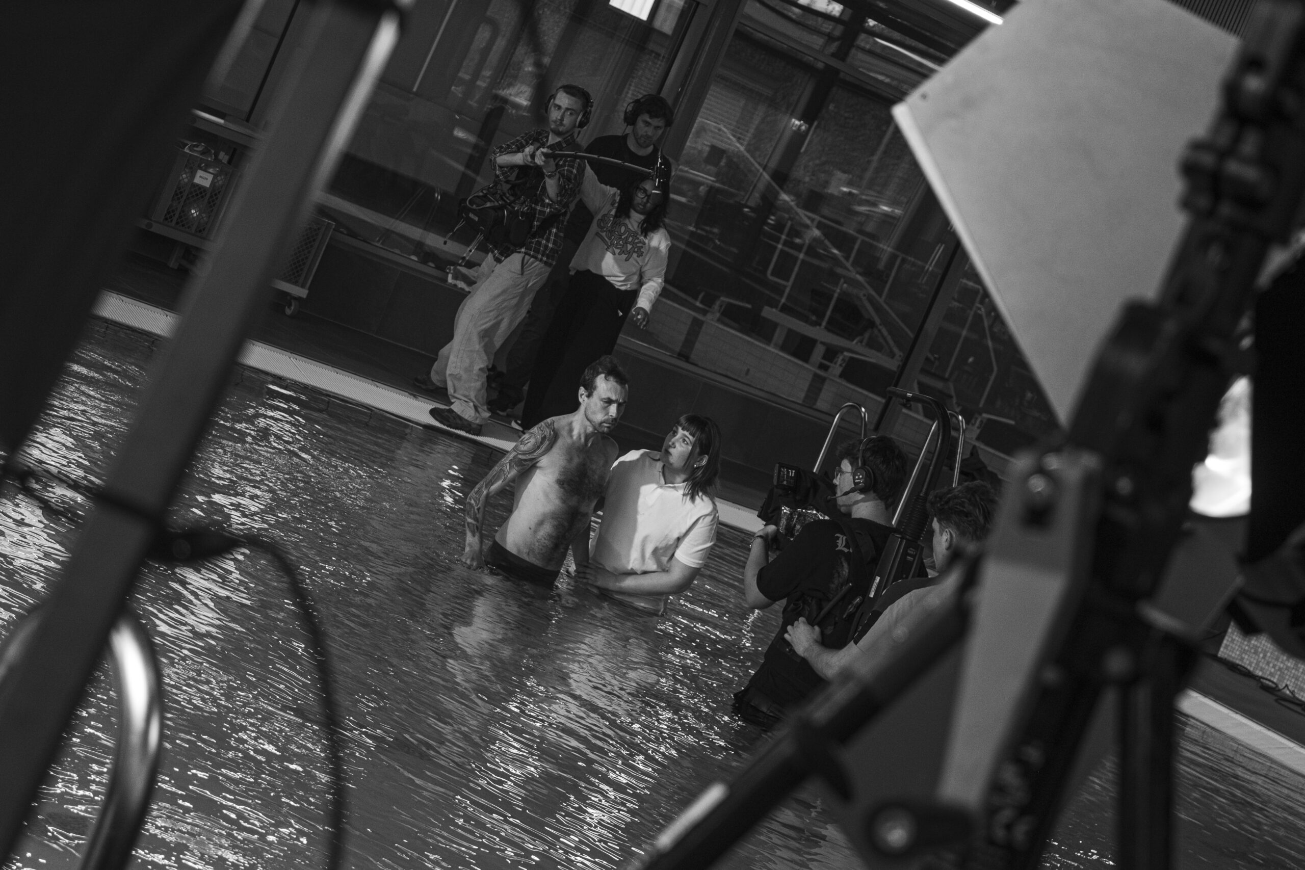 Blue Man In Orange BTS-28